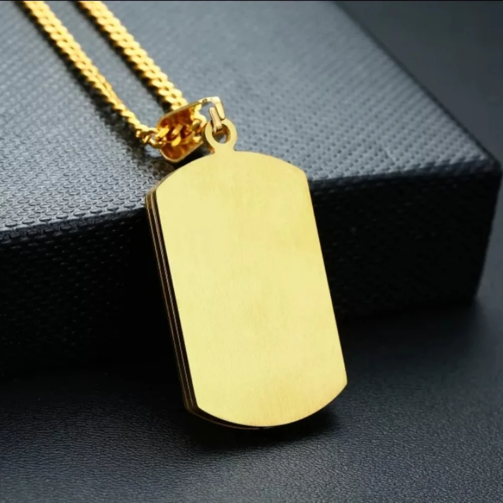 NEW Gold Plated Crucifix Prayer Pendant Necklace_3